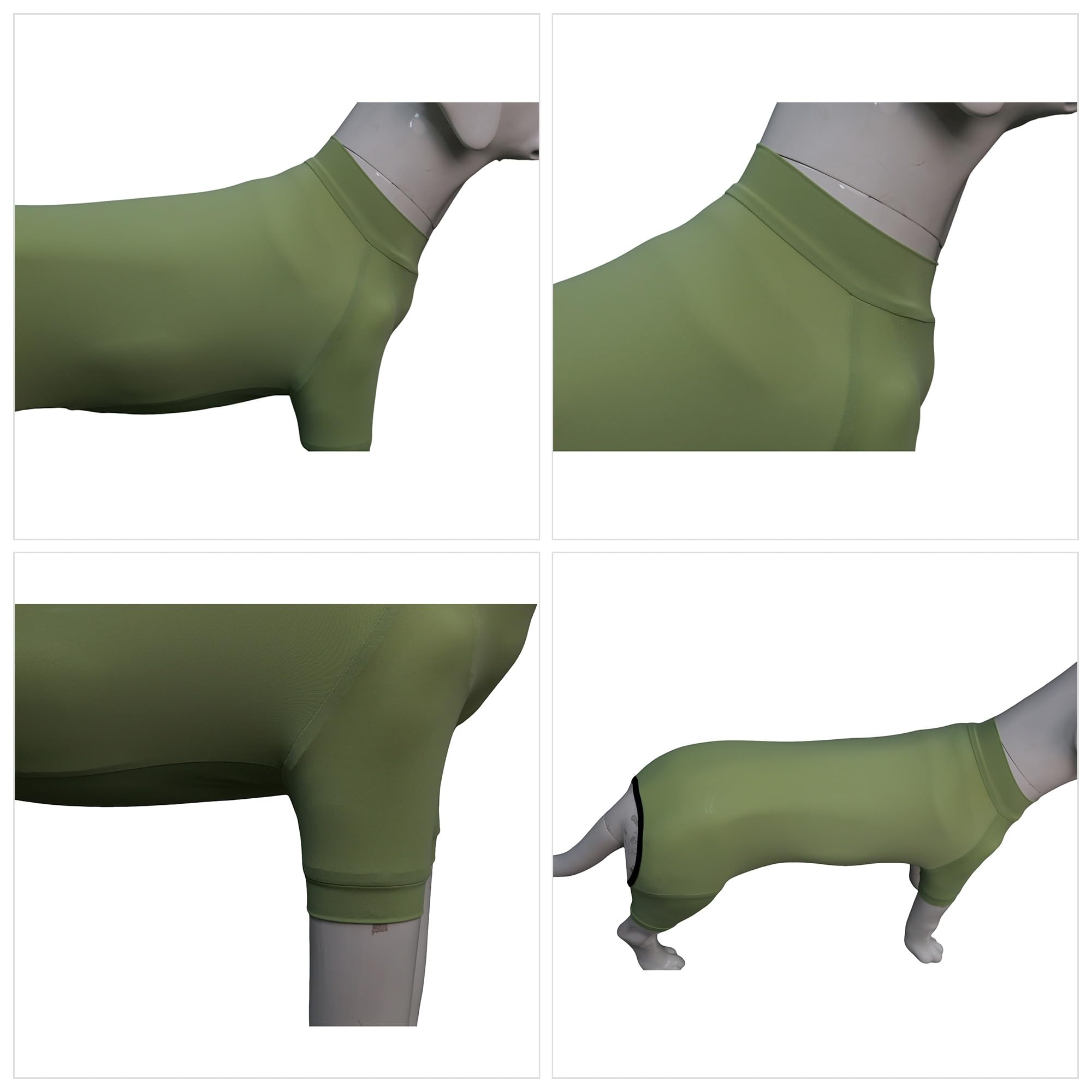 Lovelonglong Dog Jumpsuit With Uv Protection And Quick-Dry Fabric For Spring Summer Pet Pajamas Light Green 2Xl